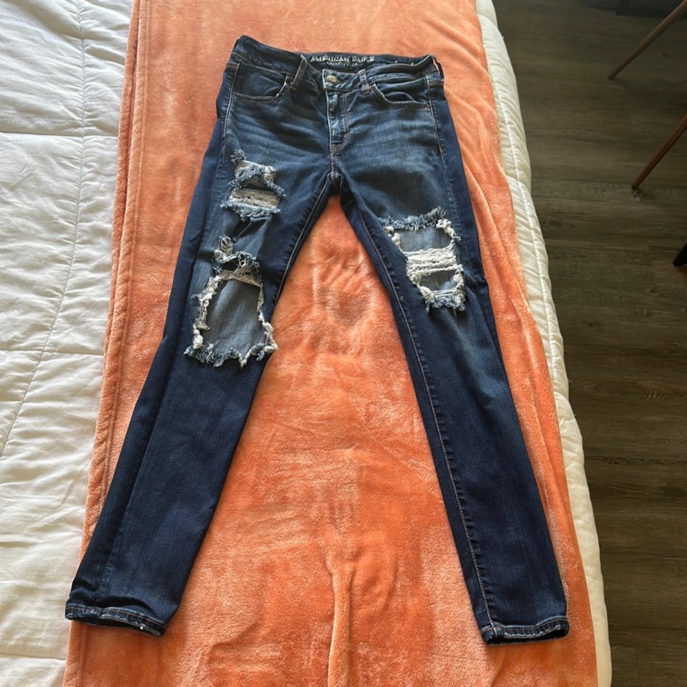 American eagle high rise jeans